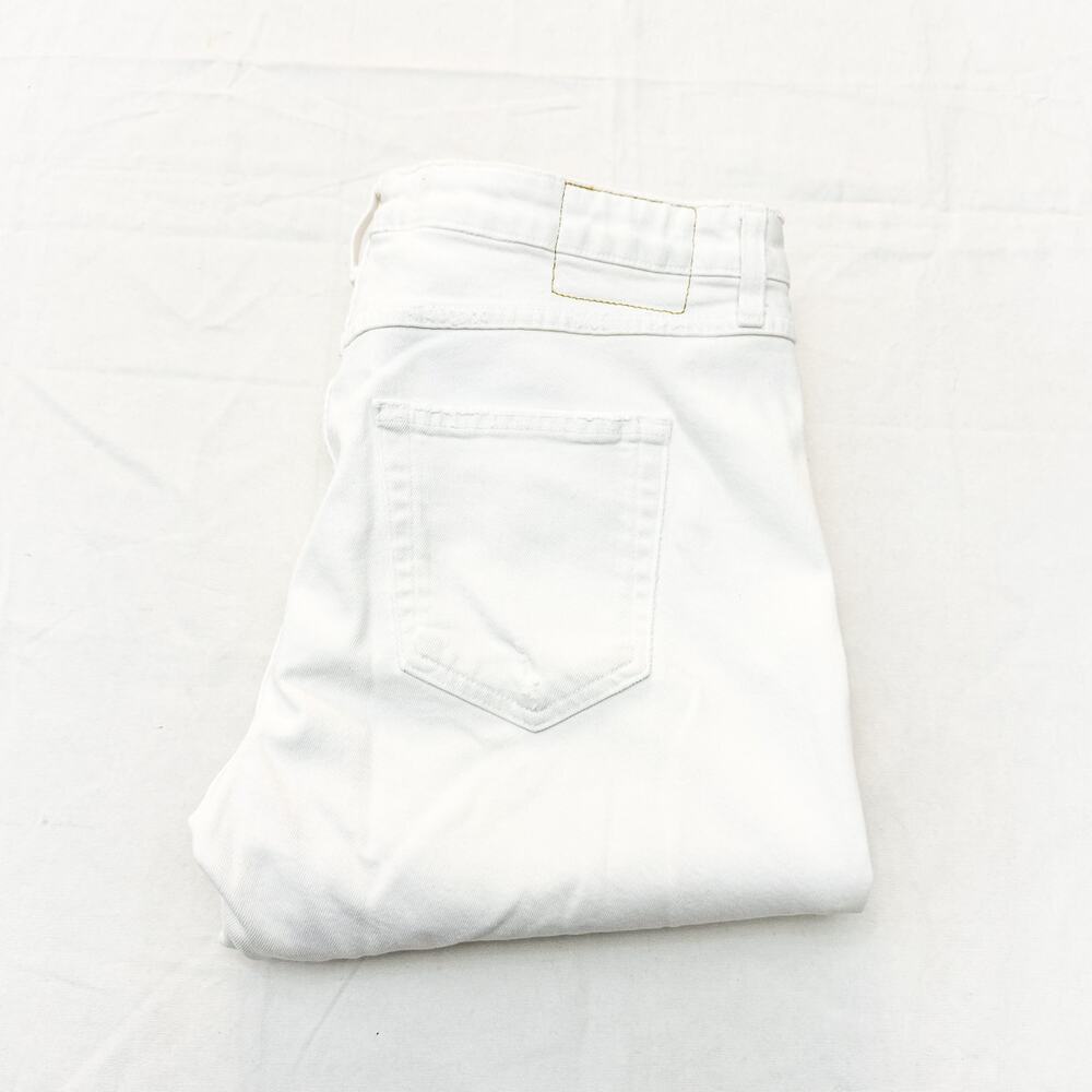 AMO Tomboy Sea Salt White Denim Button Fly Denim Jeans Size 29